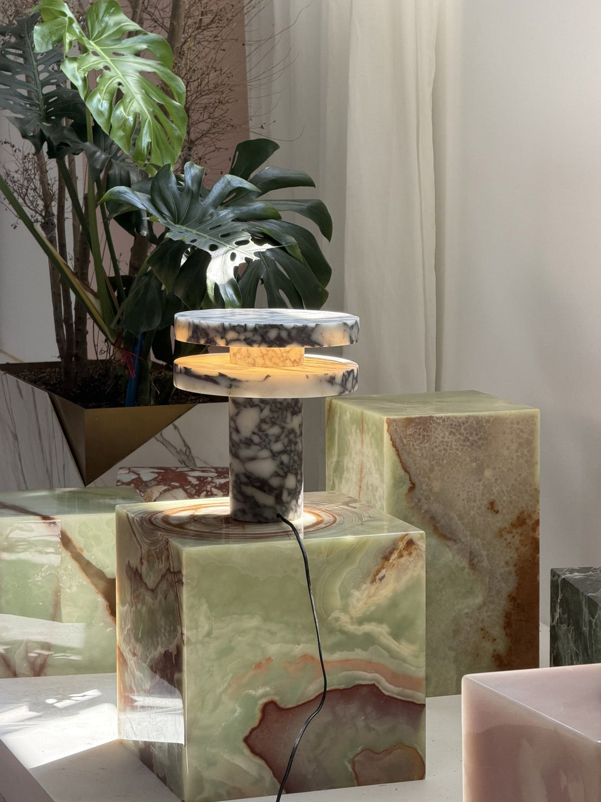 Nerelia Marble Table Lamp