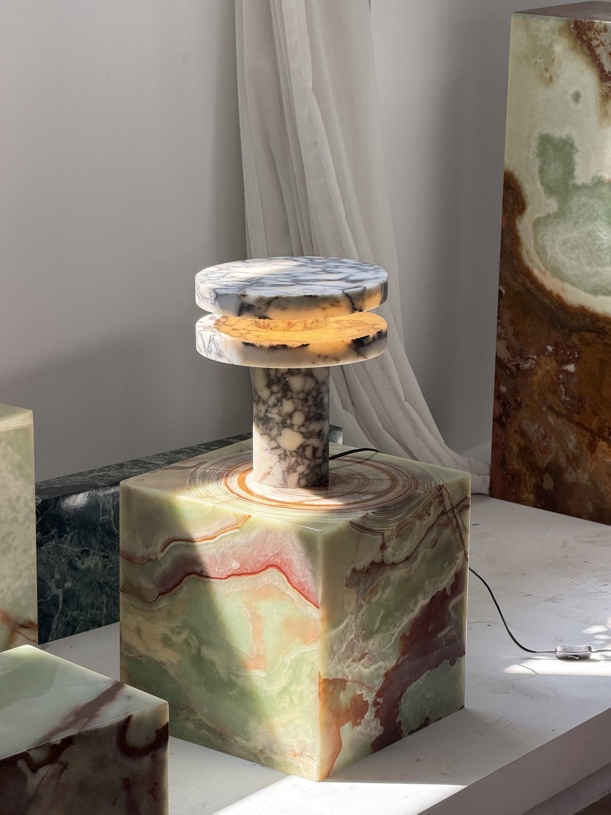 Nerelia Marble Table Lamp