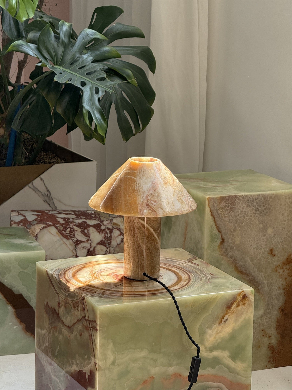 Pillar Stone Table Light