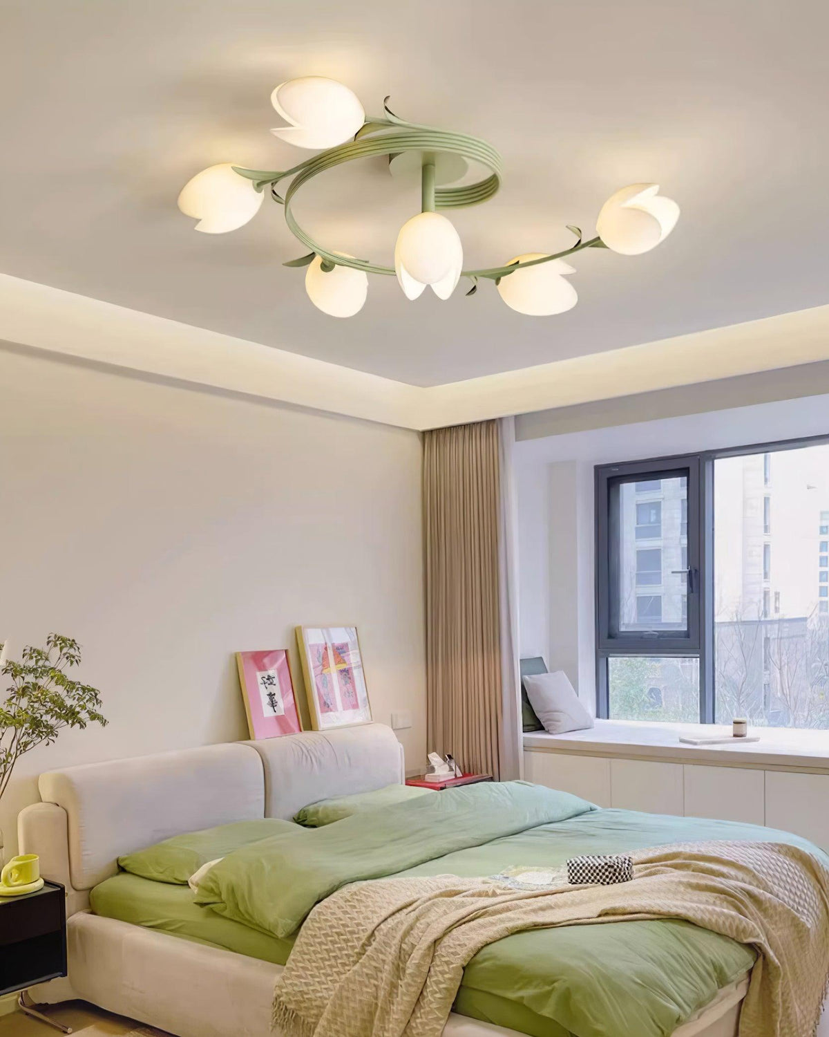Lumuel 6-Light Tulip Ceiling Light