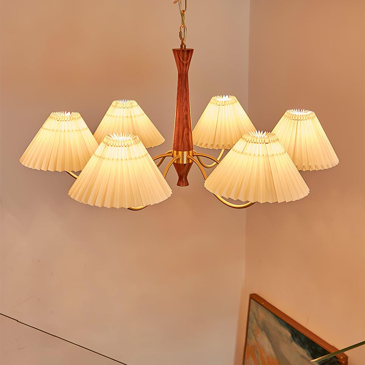 Lasenor Pleated Chandelier Fabric