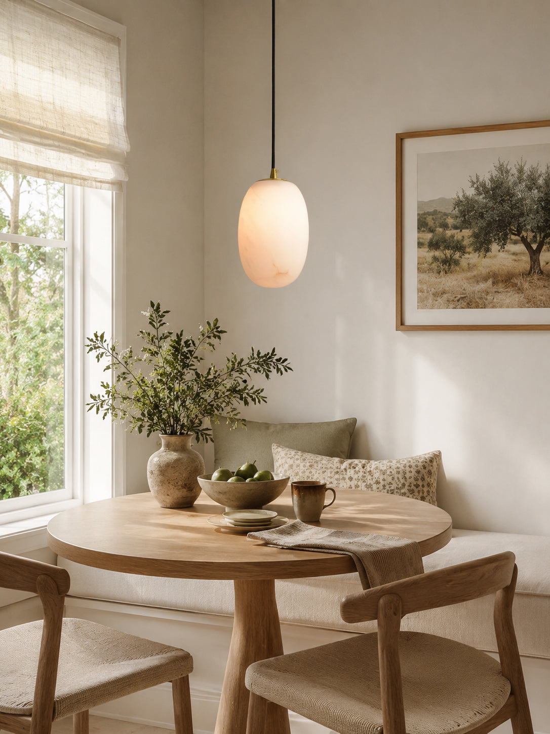 Pod Mini Alabaster Pendant Light