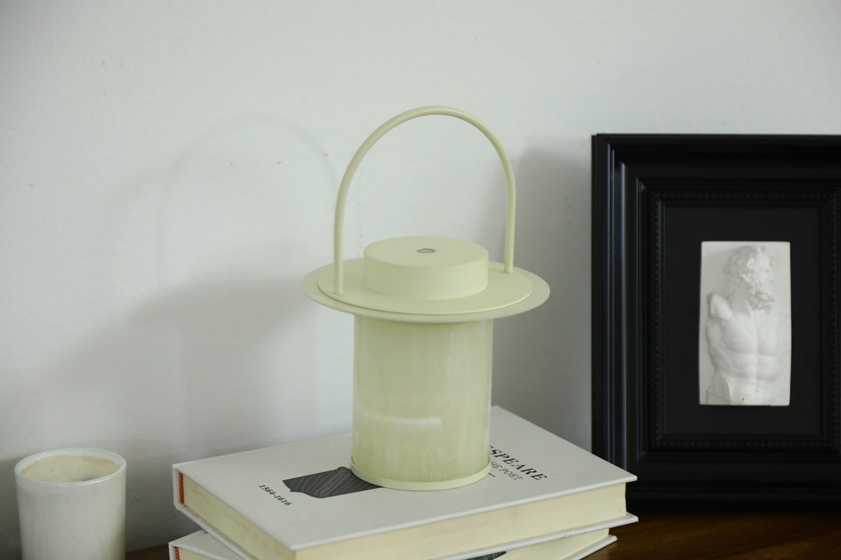 Pod Portable Rechargeable Alabaster Table Lamp