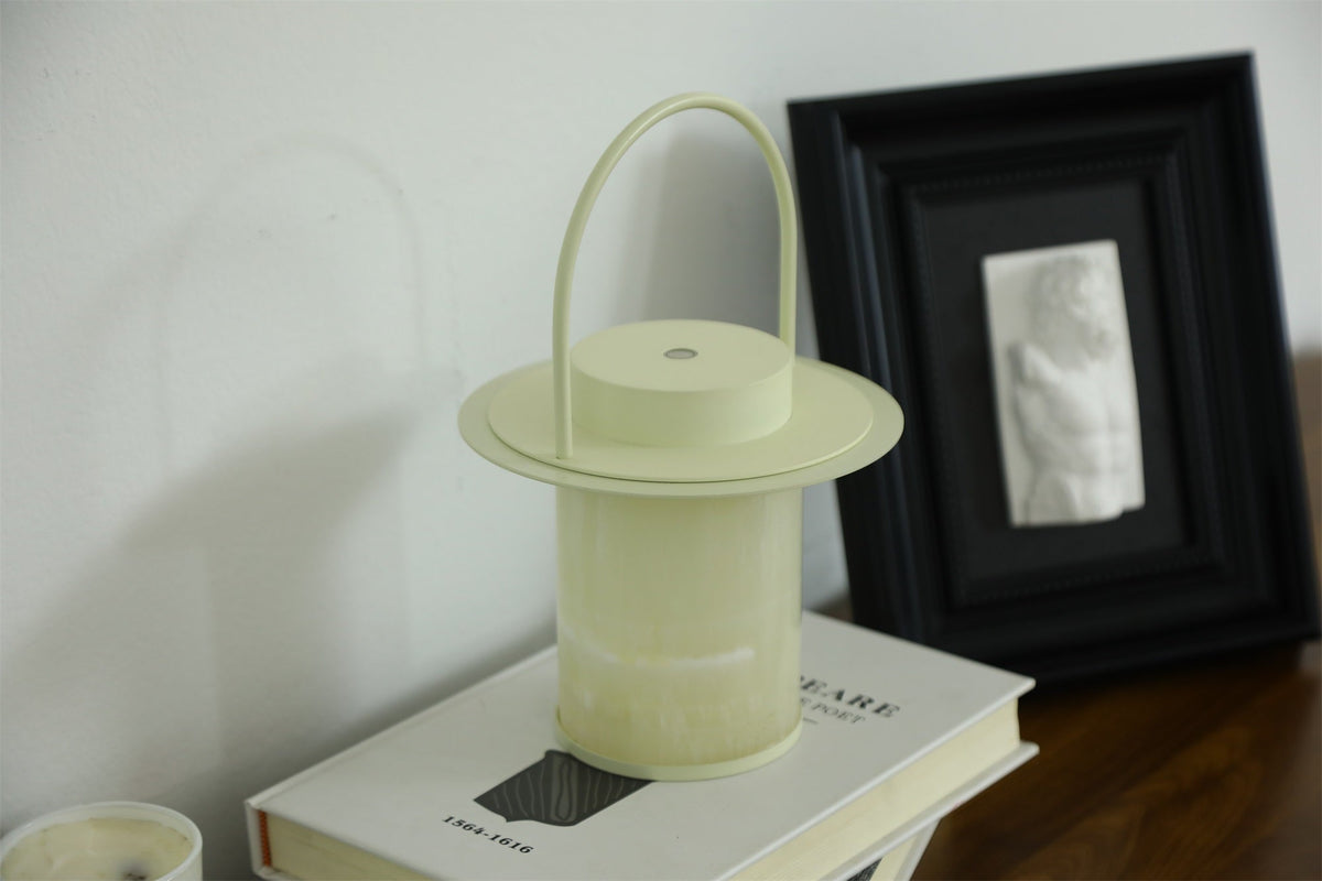 Pod Portable Rechargeable Alabaster Table Lamp