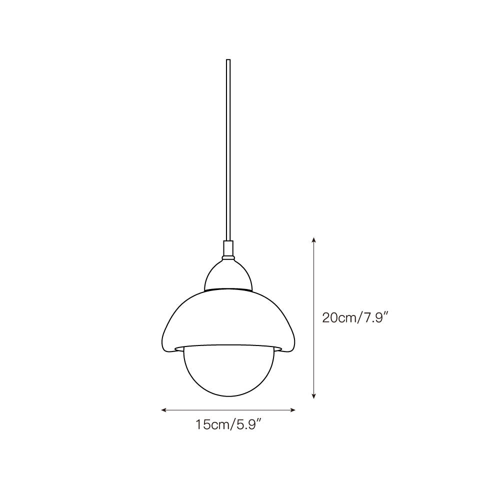 Vilaeisra Wooden Marble Pendant Lamp