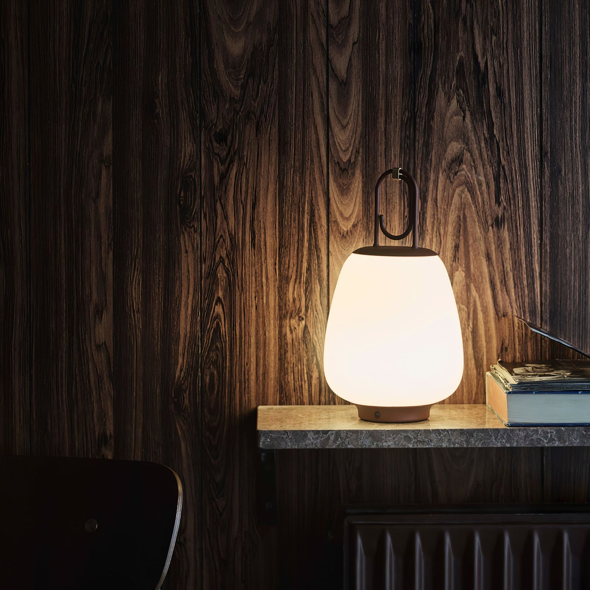 Olloril Contemporary Glass Table Lamp