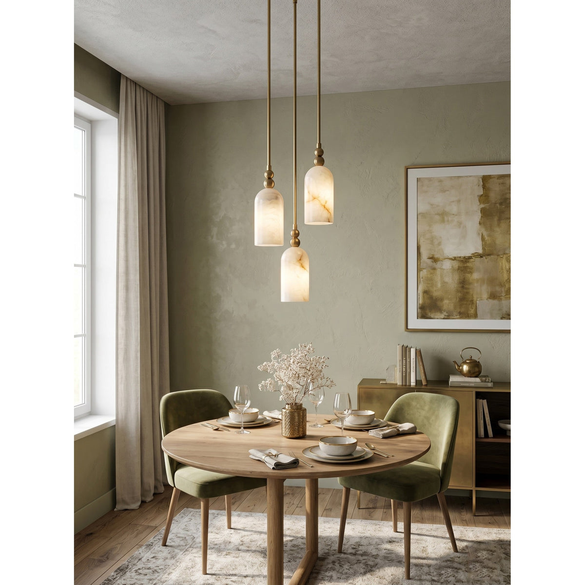 Eiranelia Alabaster Pendant Lamp