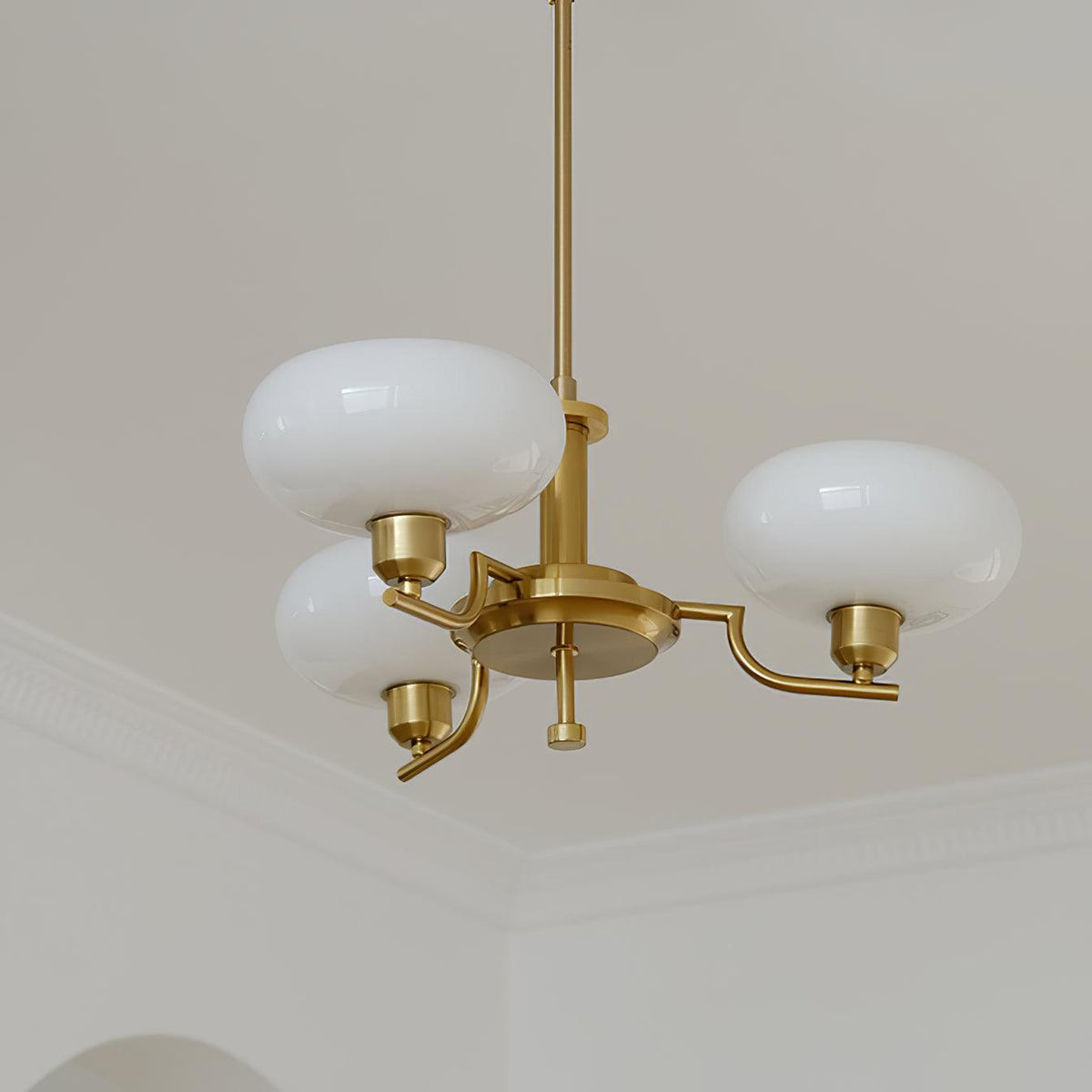 Gabikus Chandeliers Glass Midcentury