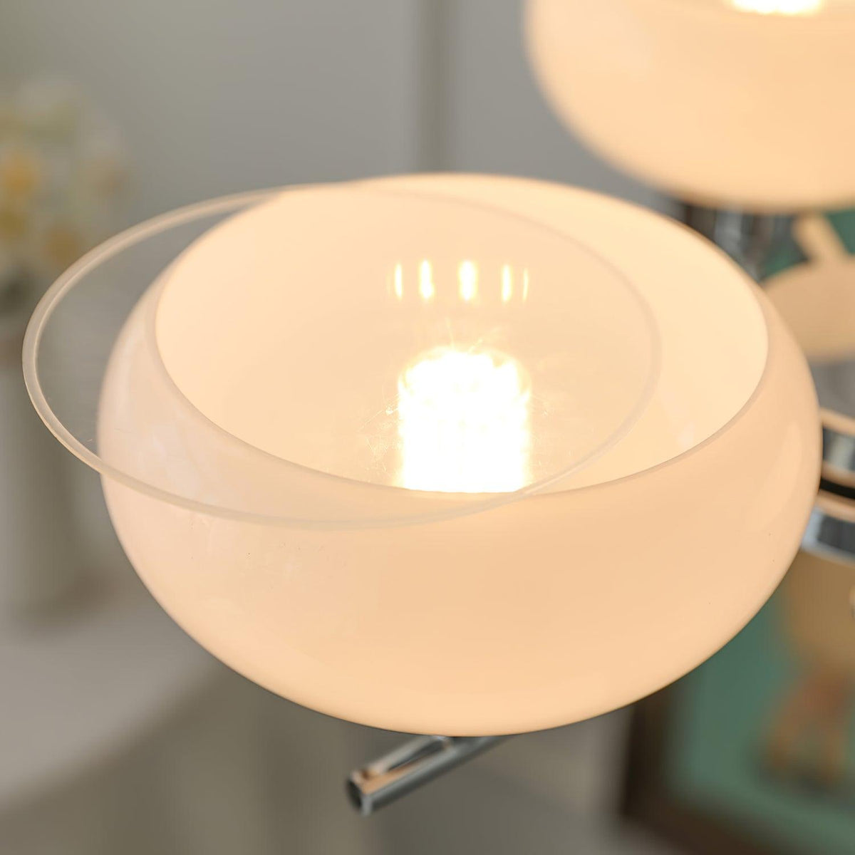 Gabikus Chandeliers Glass Midcentury