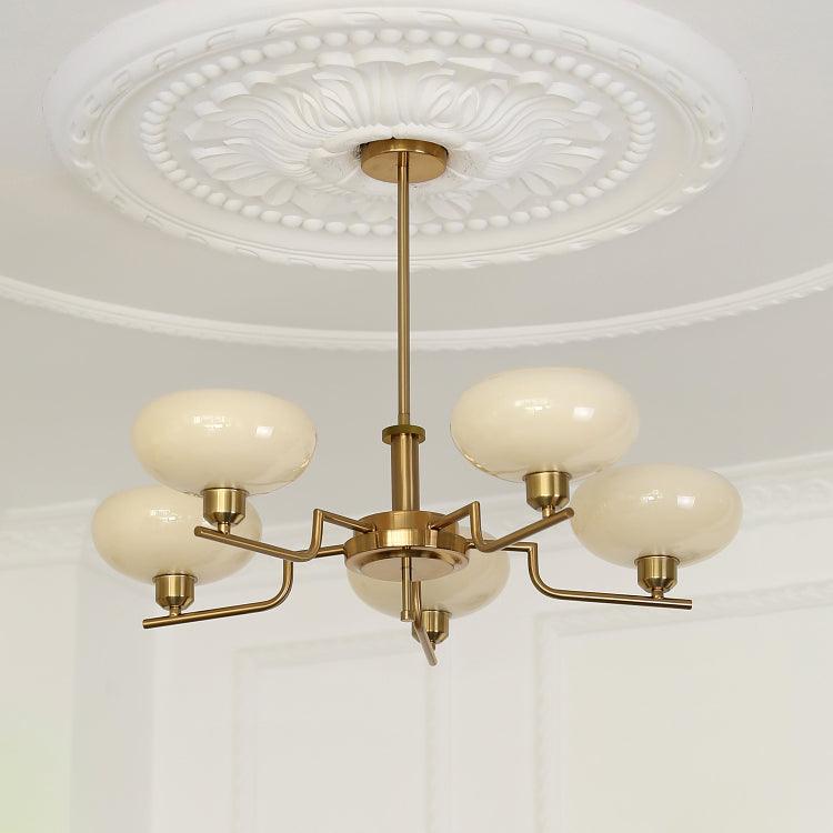 Gabikus Chandeliers Glass Midcentury