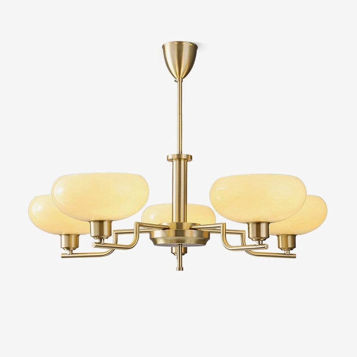 Gabikus Chandeliers Glass Midcentury