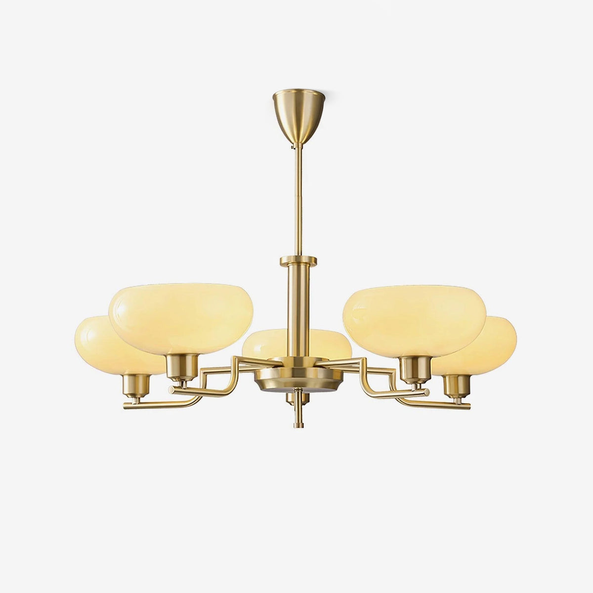 Gabikus Chandeliers Glass Midcentury