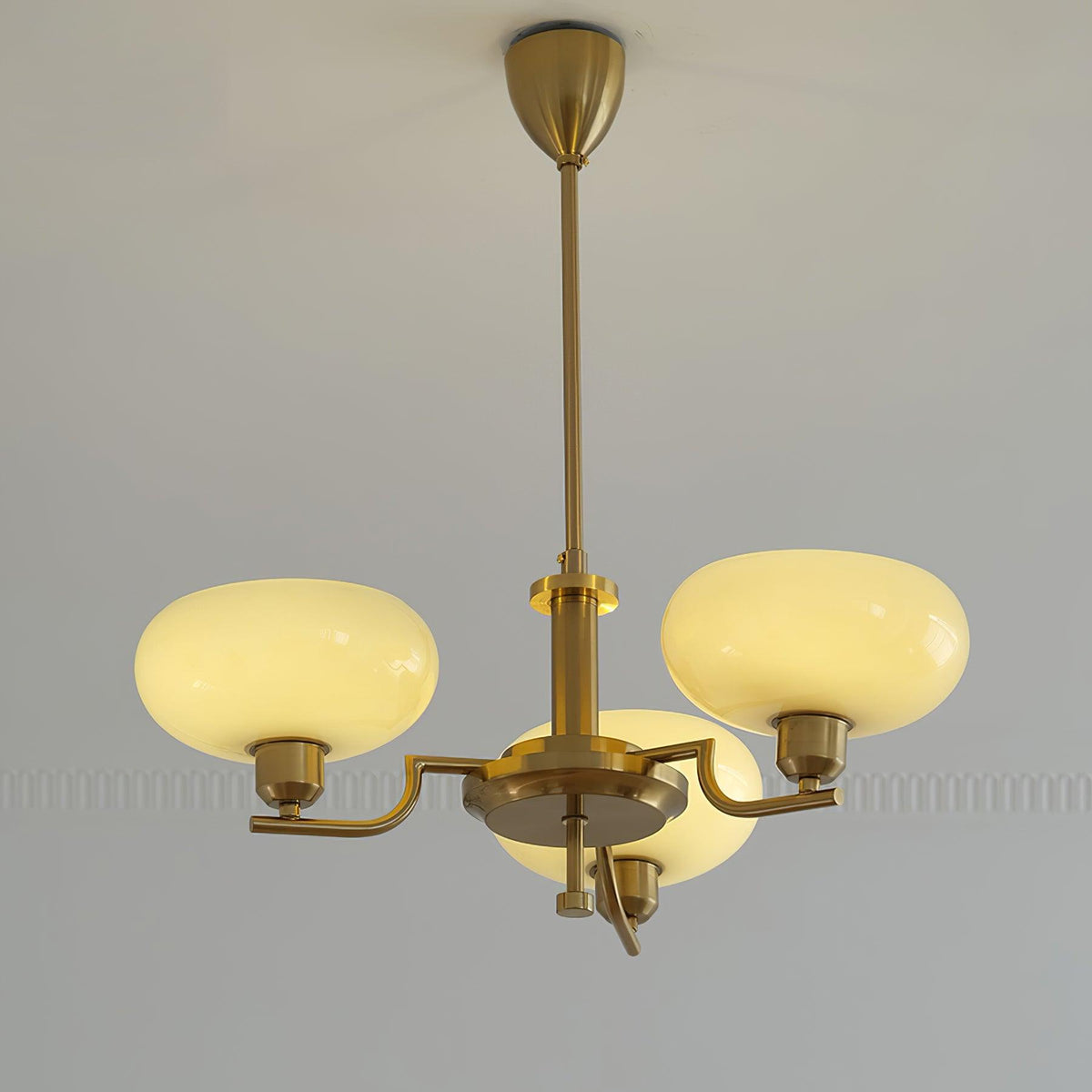 Gabikus Chandeliers Glass Midcentury