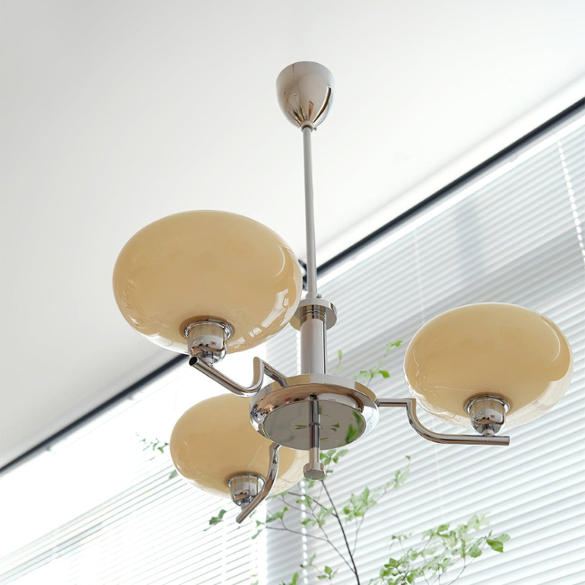 Gabikus Chandeliers Glass Midcentury