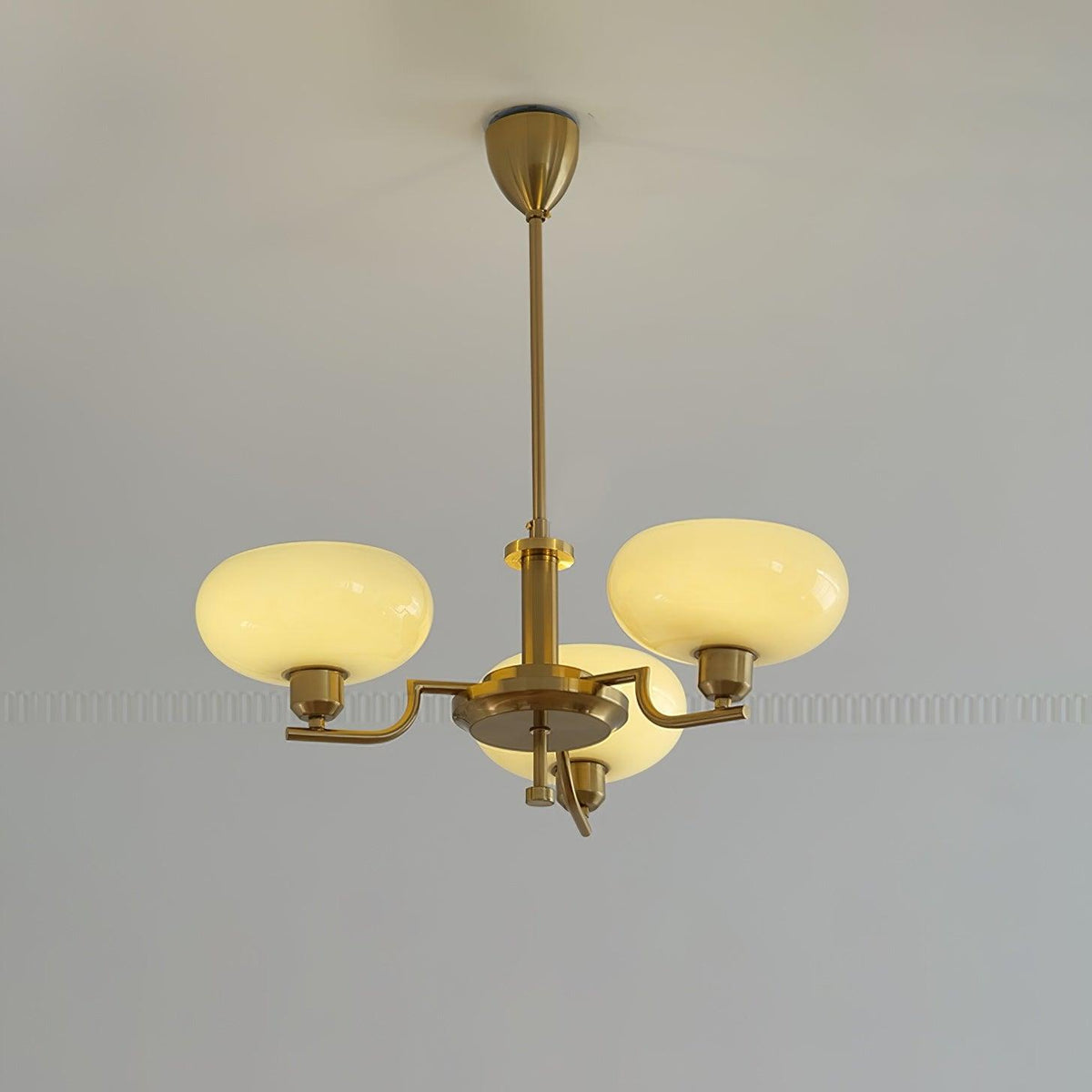 Gabikus Chandeliers Glass Midcentury