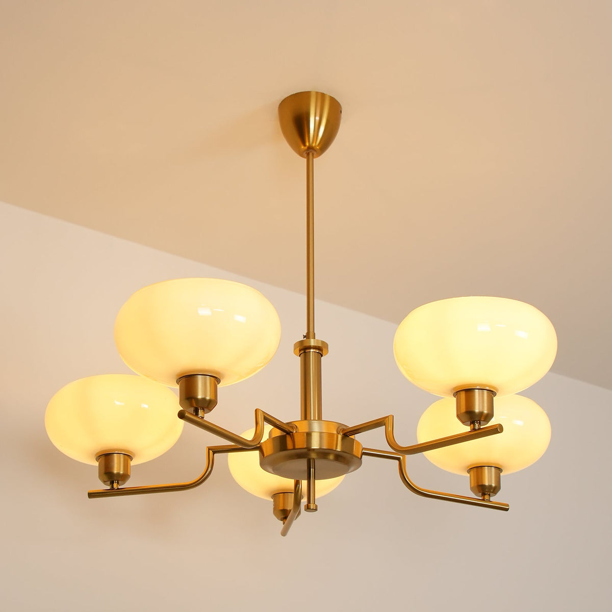 Gabikus Chandeliers Glass Midcentury