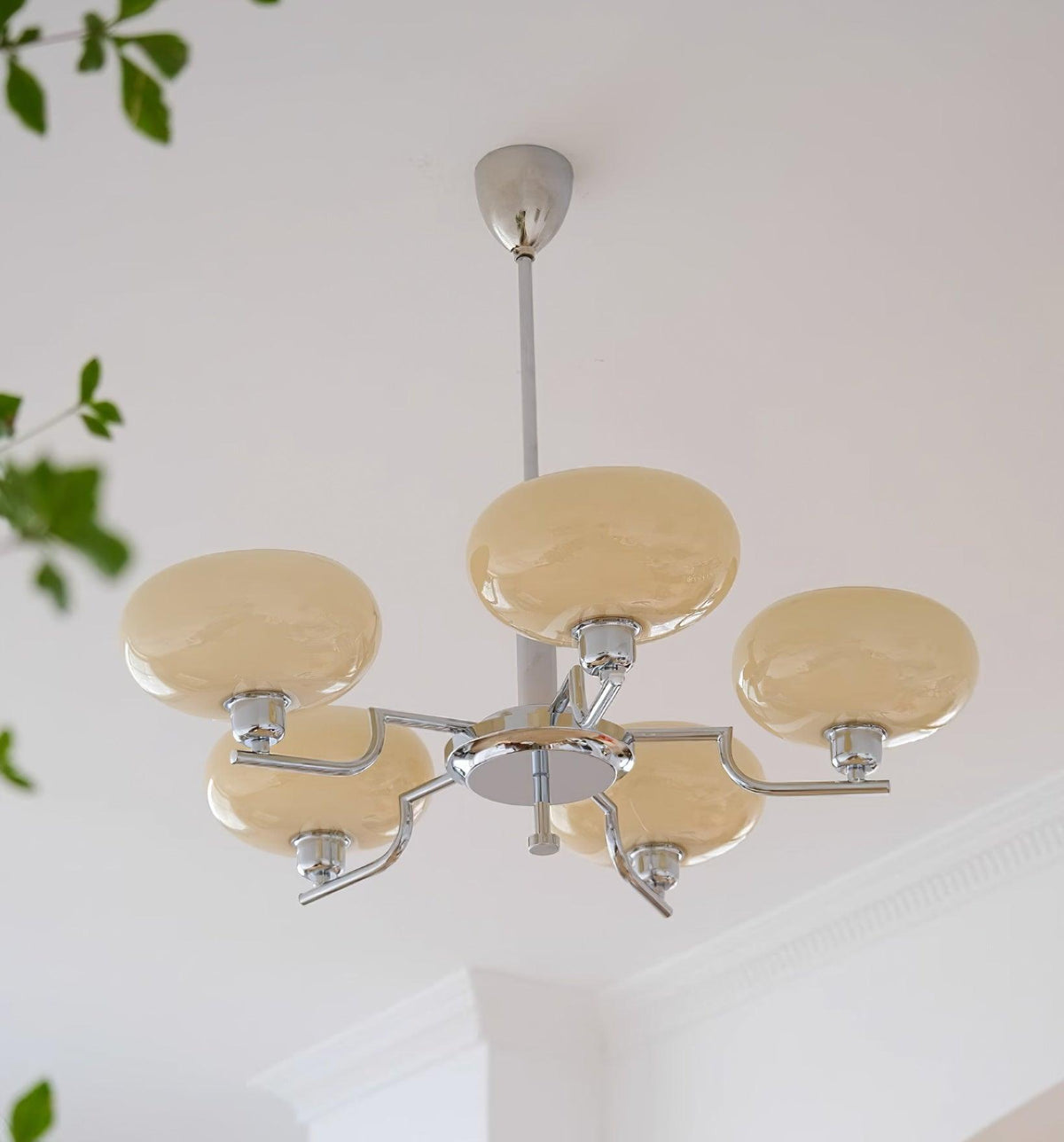 Gabikus Chandeliers Glass Midcentury