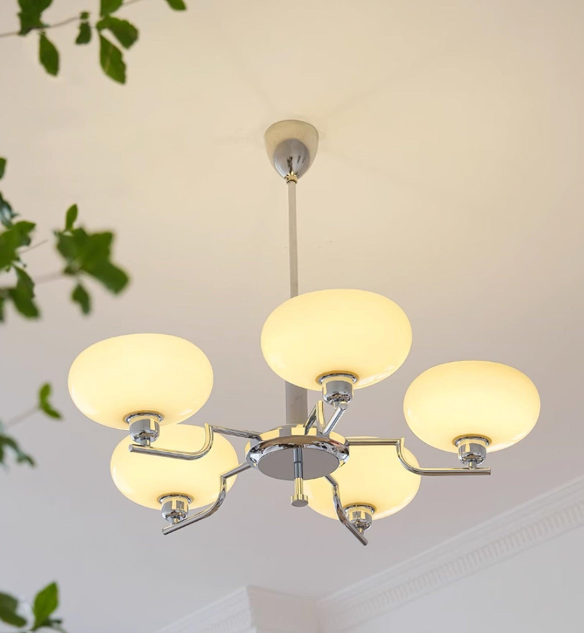 Gabikus Chandeliers Glass Midcentury