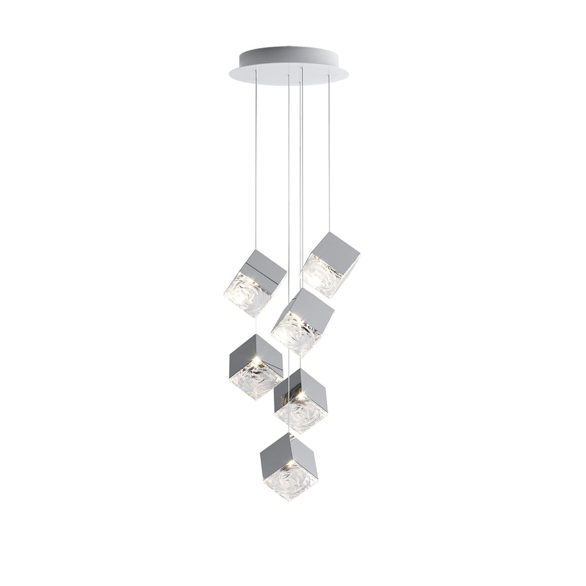 Teriorena Artistic Geometric Cube Chandelier