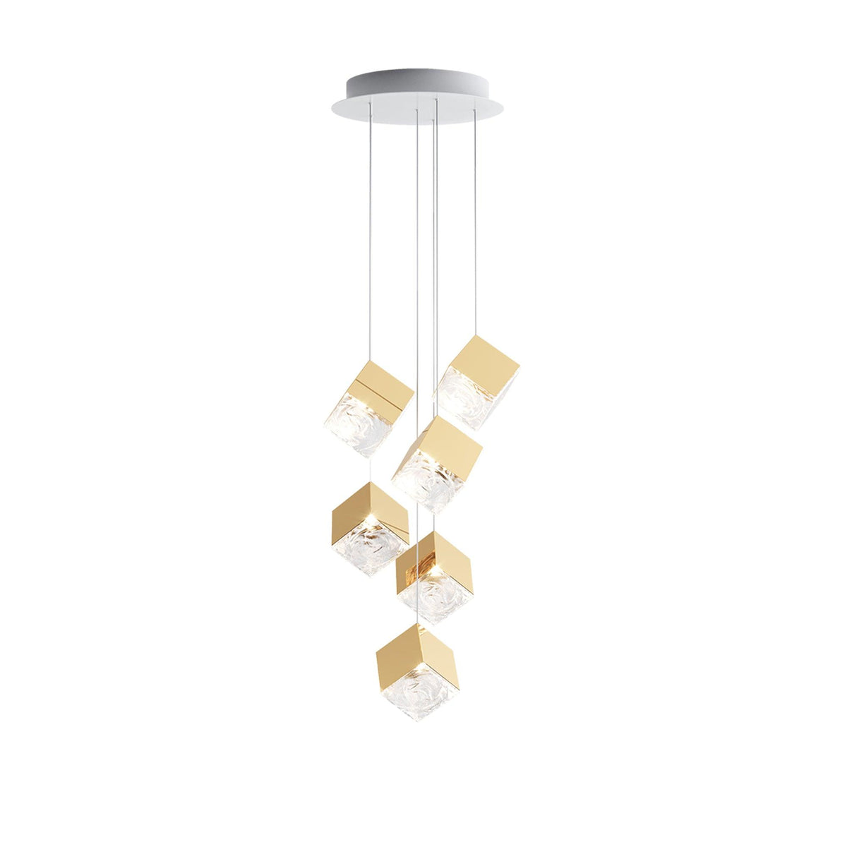 Teriorena Artistic Geometric Cube Chandelier