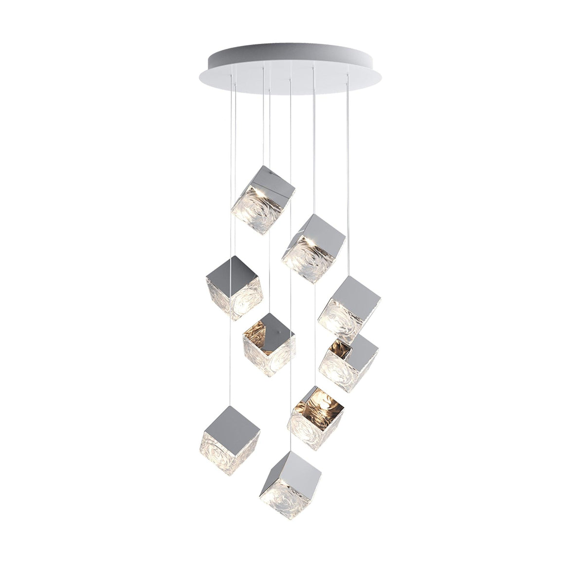 Teriorena Artistic Geometric Cube Chandelier