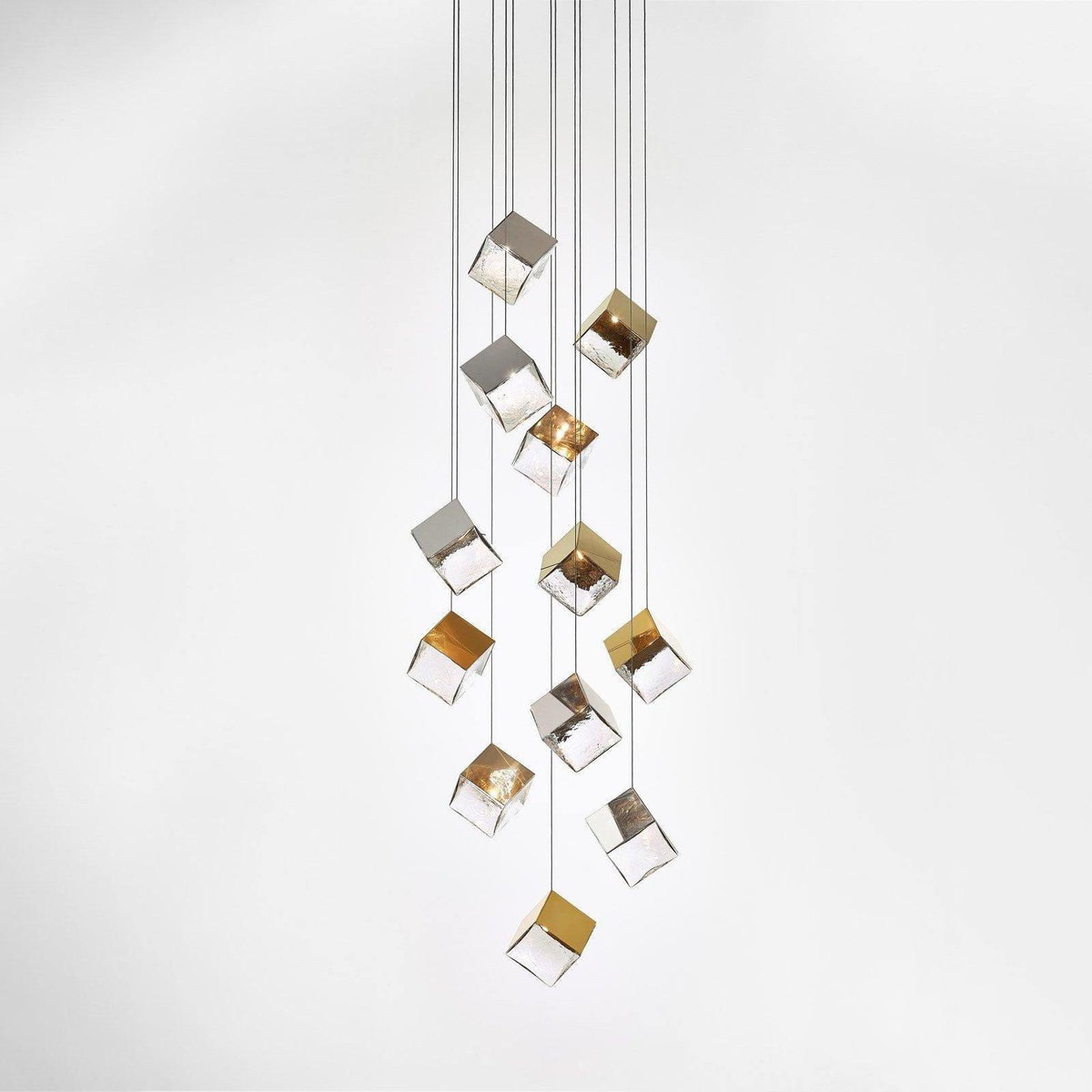 Teriorena Artistic Geometric Cube Chandelier