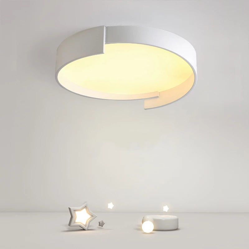 Cibetin Modern Round Flush Mount Ceiling Light LED Double Layer