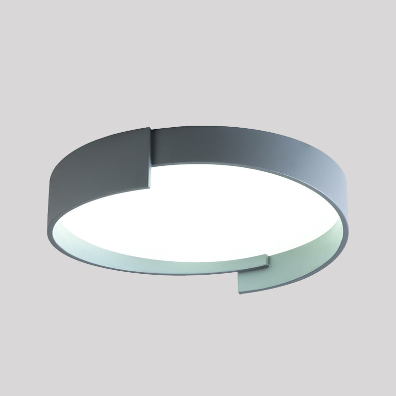 Cibetin Modern Round Flush Mount Ceiling Light LED Double Layer