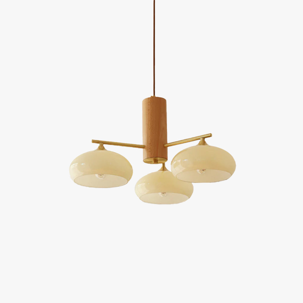 Pinaber Glass Persimmon Chandeliers