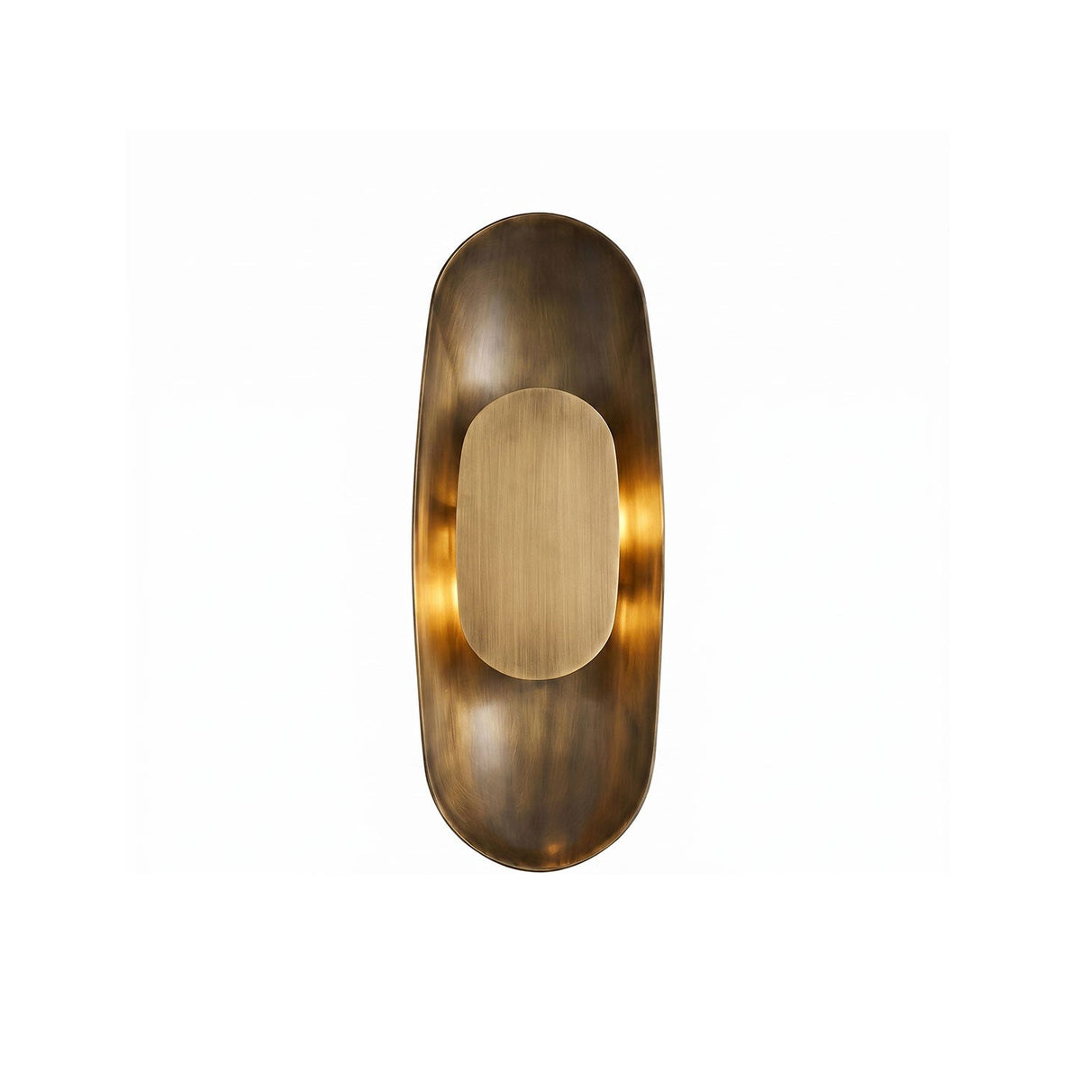 Casoraya Curved Brass Wall Sconce