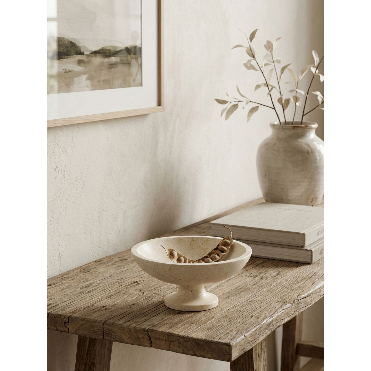 Ulvercombe Stone Pedestal Bowl
