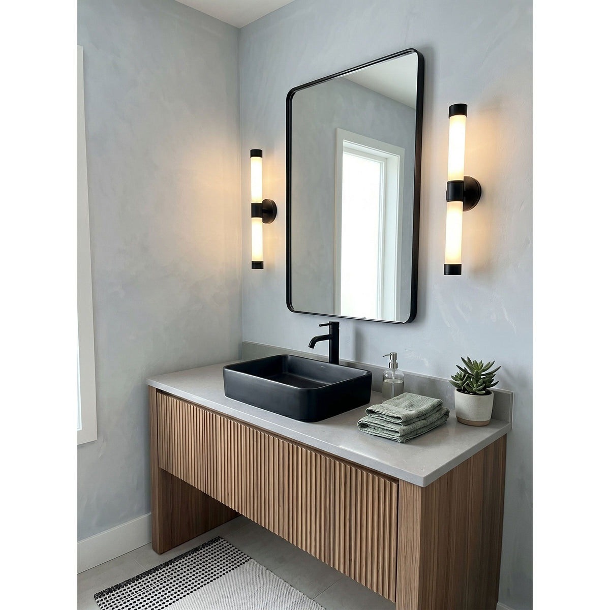 Casinelle Tube Brass Wall Sconce
