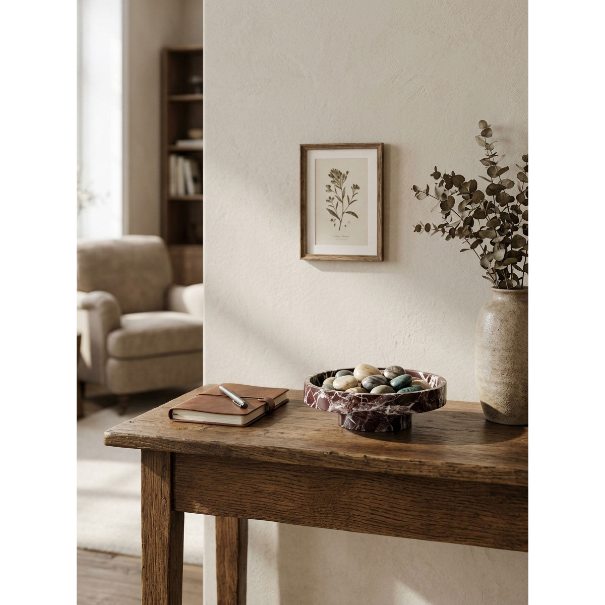 Tarrowstone Stone Pedestal Bowl