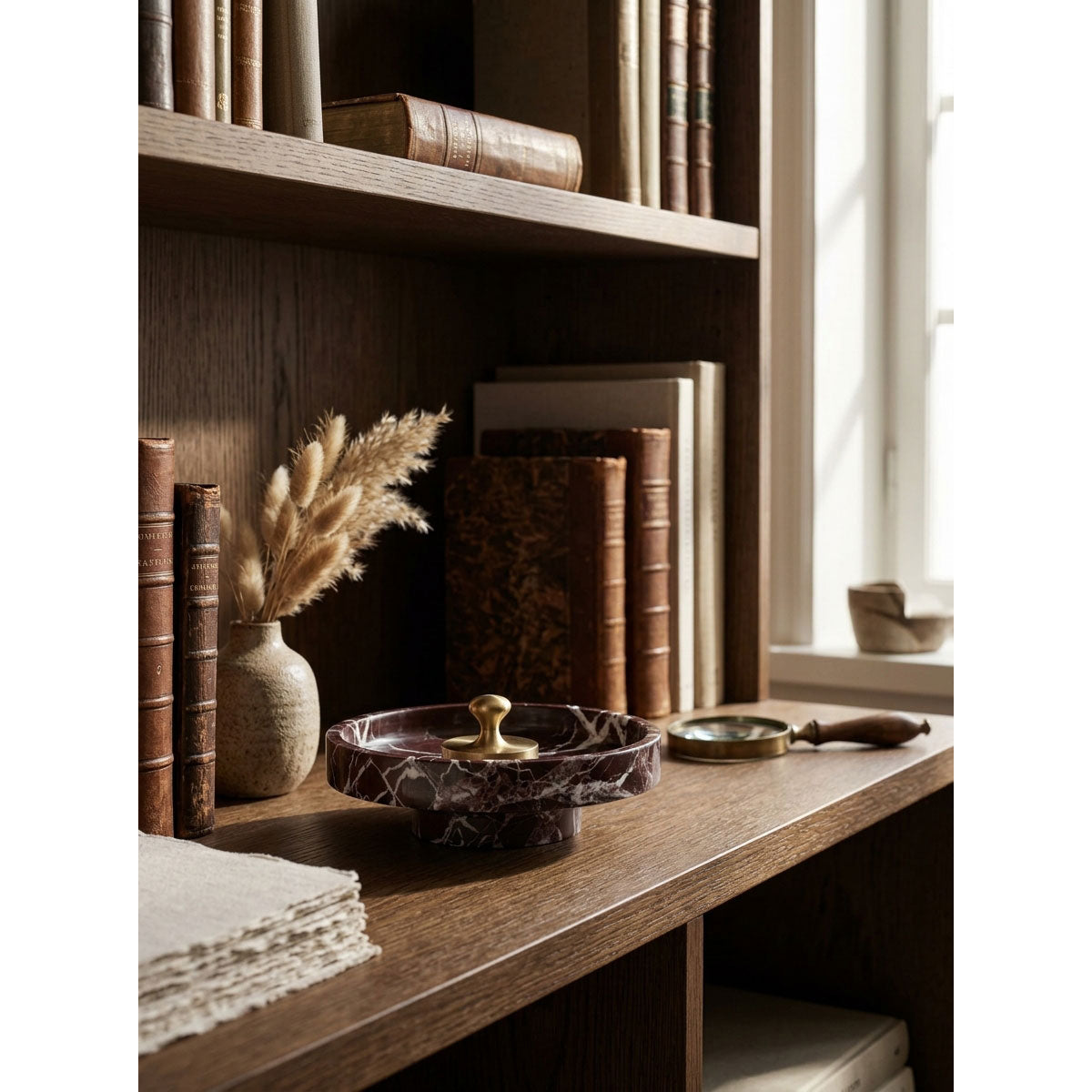 Tarrowstone Stone Pedestal Bowl