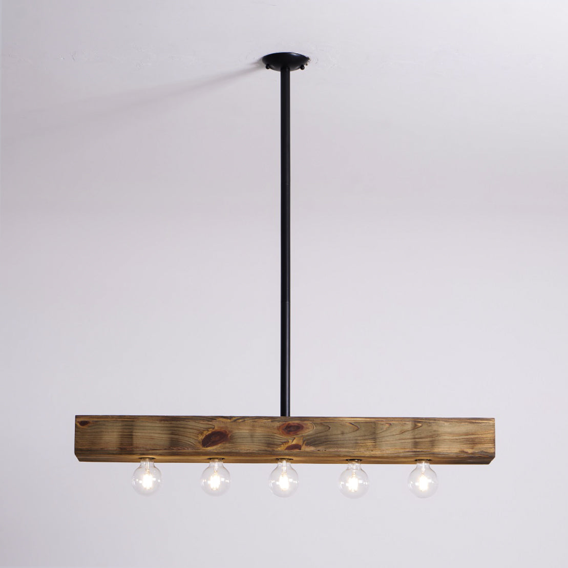 Siraen Wood-beam Island Chandelier