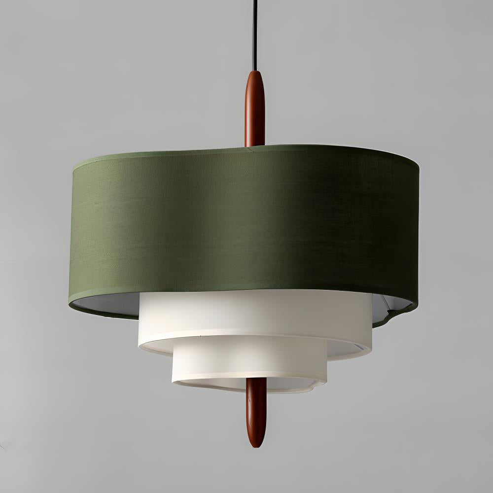 Greta Green Fabric Pendant Lamp