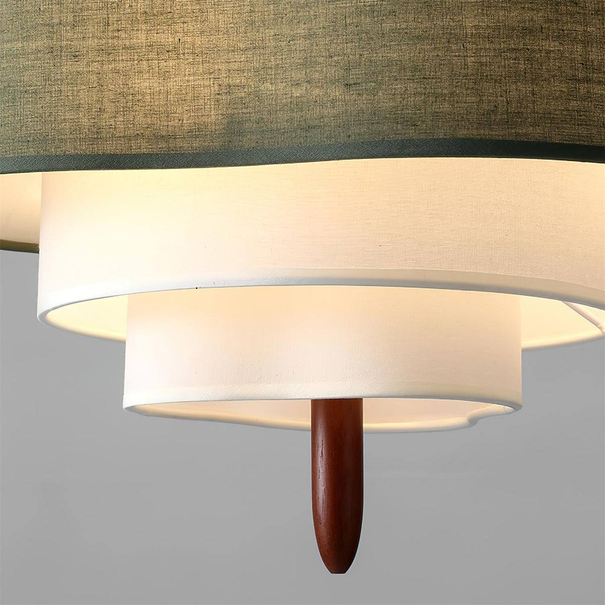 Greta Green Fabric Pendant Lamp