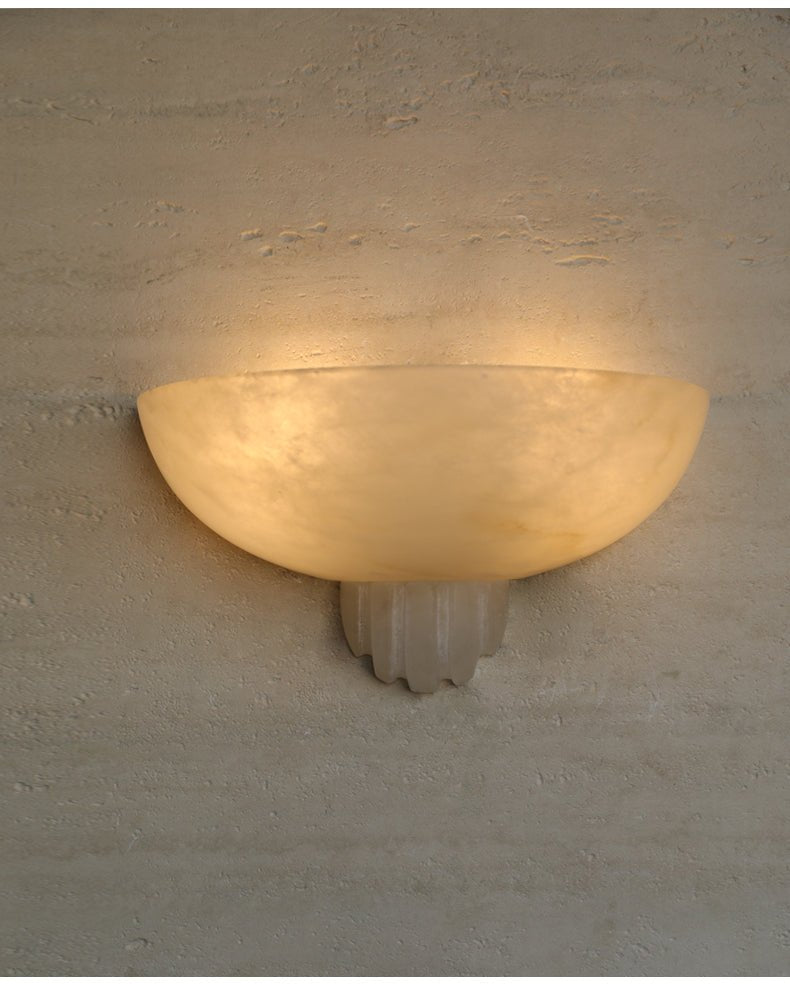 Rare Alabaster Wall Sconce