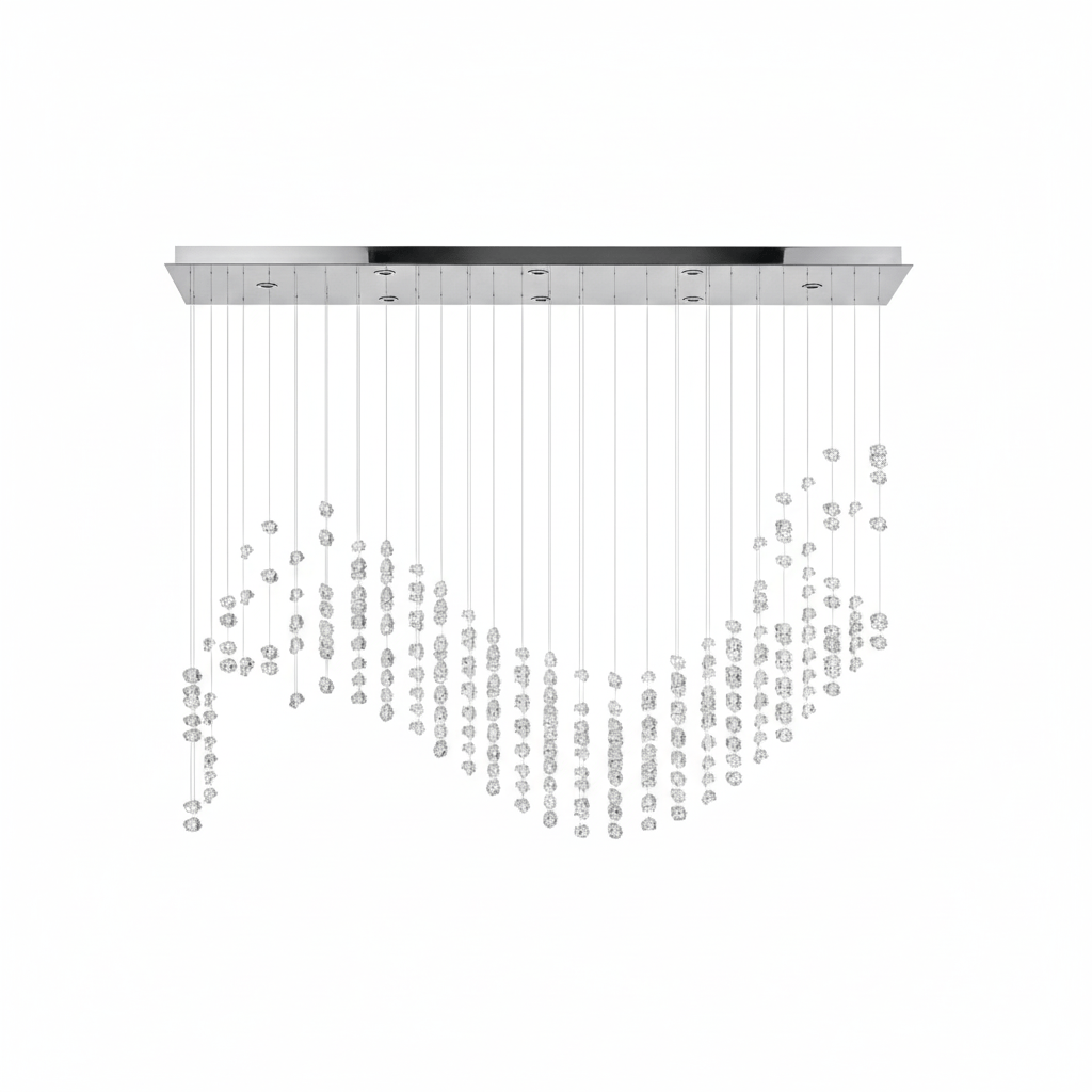 OreStone Grand Quartz Crystal Customize Chandelier