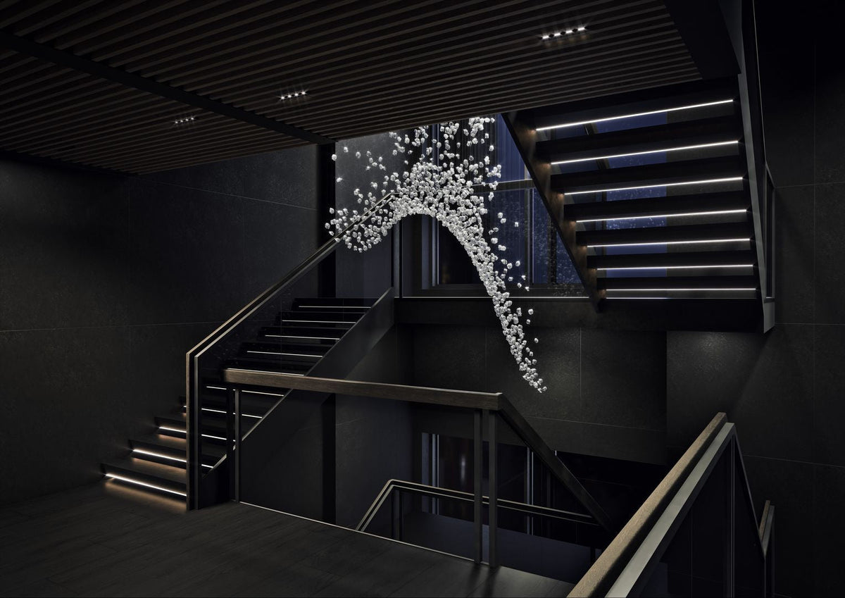 OreStone Grand Quartz Crystal Customize Chandelier