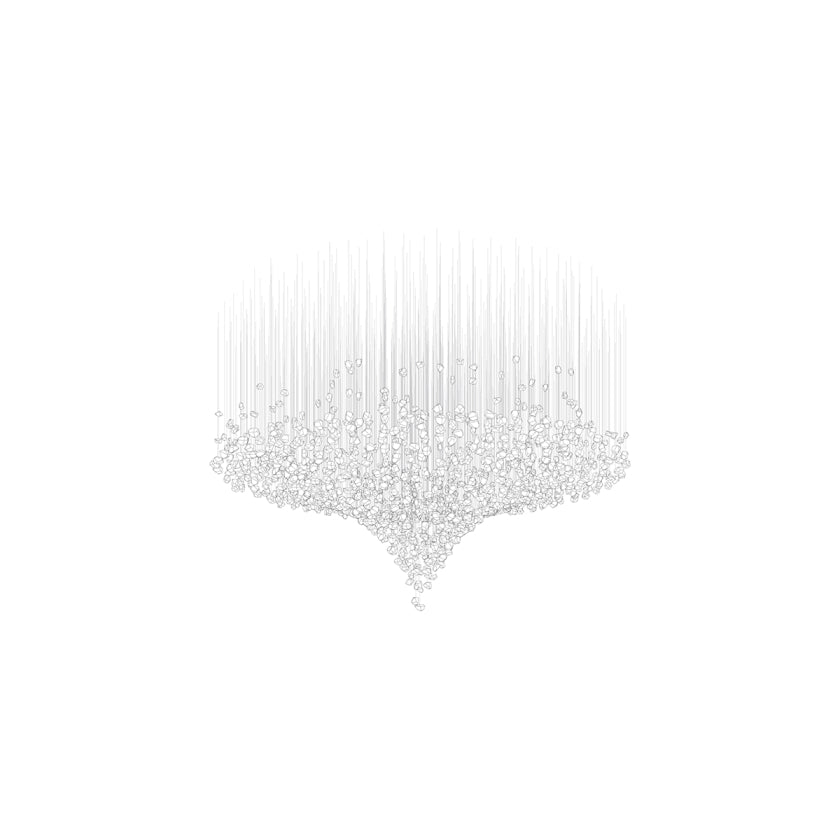 OreStone Grand Quartz Crystal Customize Chandelier