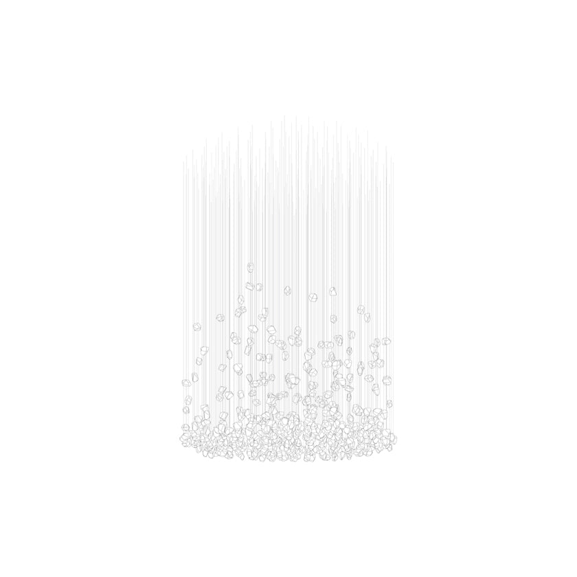 OreStone Grand Quartz Crystal Customize Chandelier