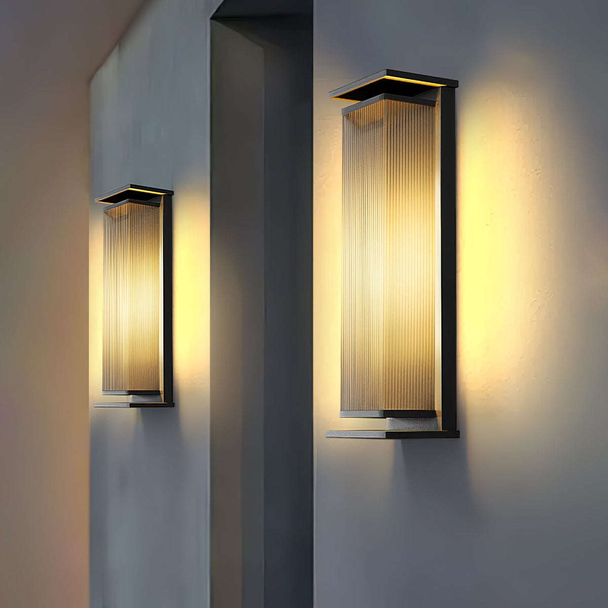 Cesilila Vertical Glass Wall Light
