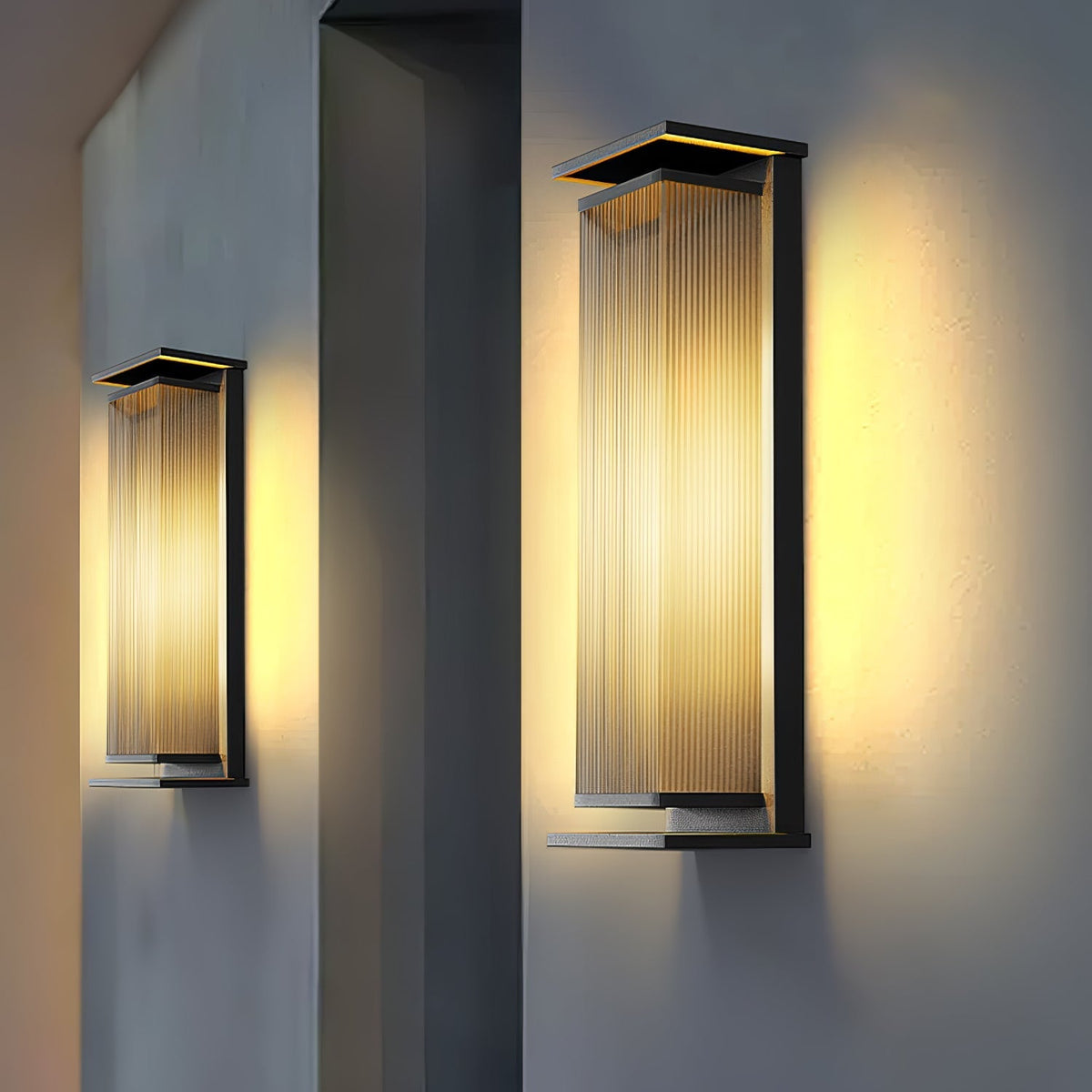 Cesilila Vertical Glass Wall Light