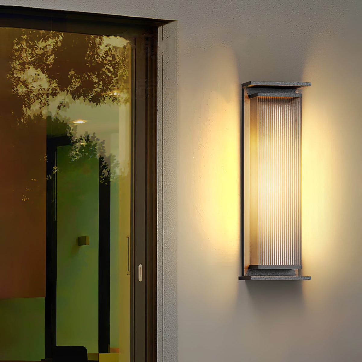 Cesilila Vertical Glass Wall Light