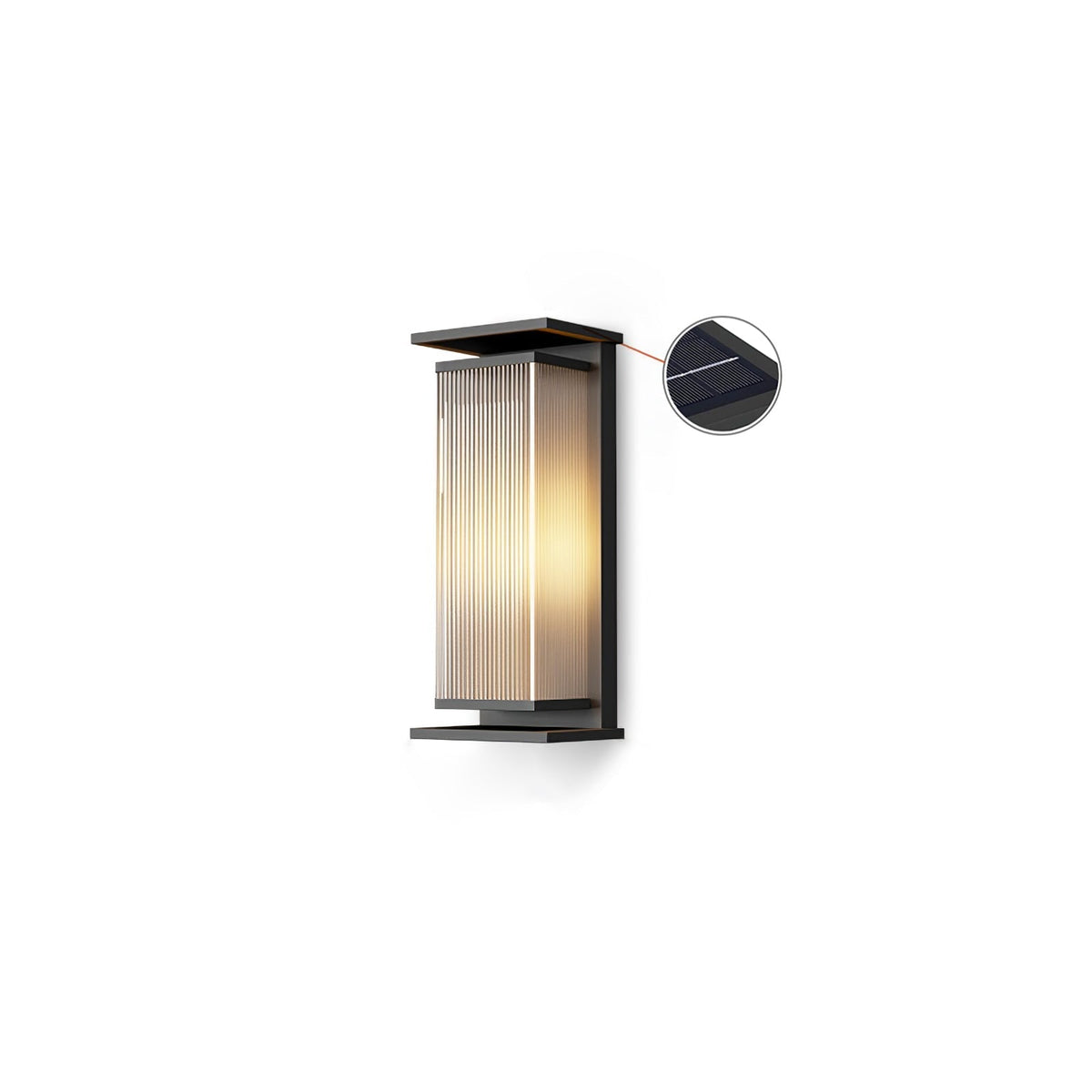 Cesilila Vertical Glass Wall Light