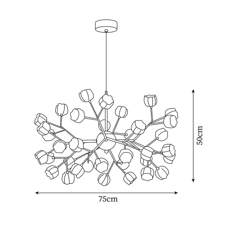 Calanira Flower Chandelier