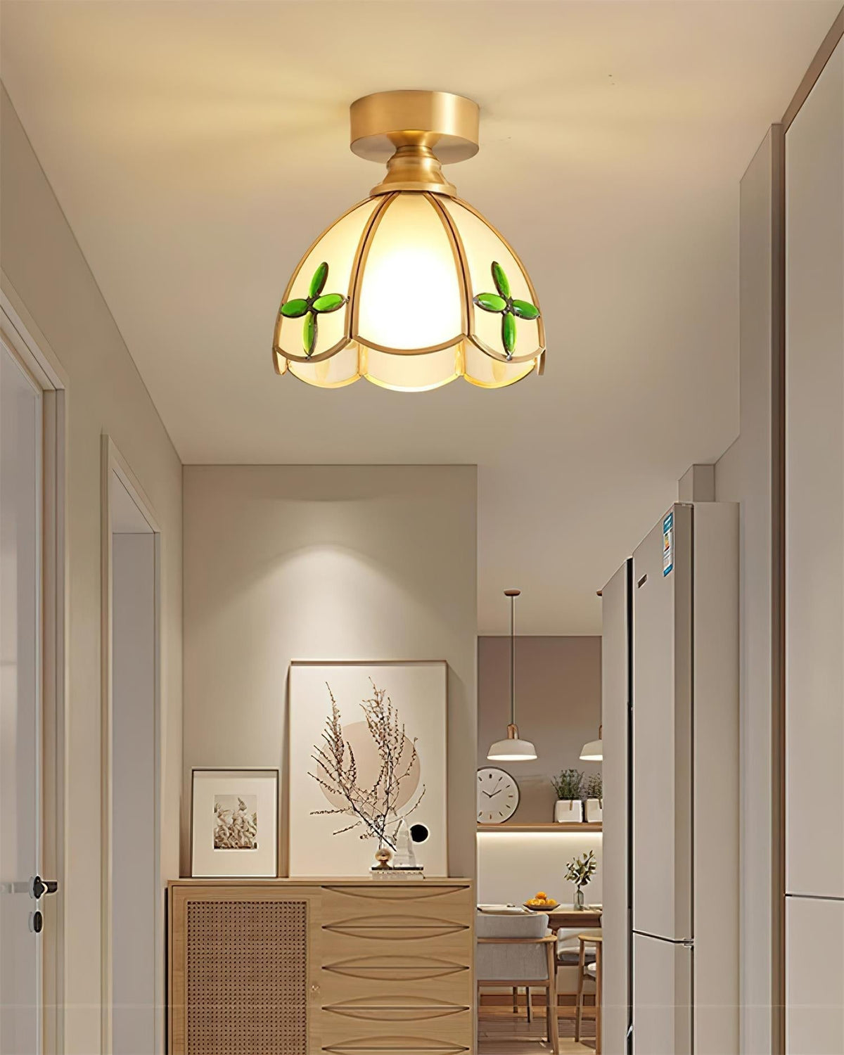 Nexo Tiffany Style Stained Glass Ceiling Light