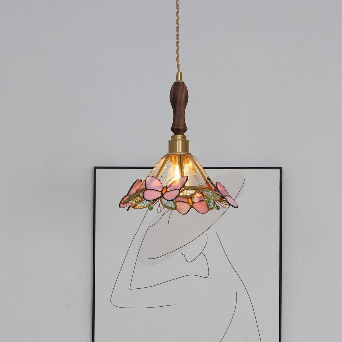 Selarette Retro Butterfly Pendant Light