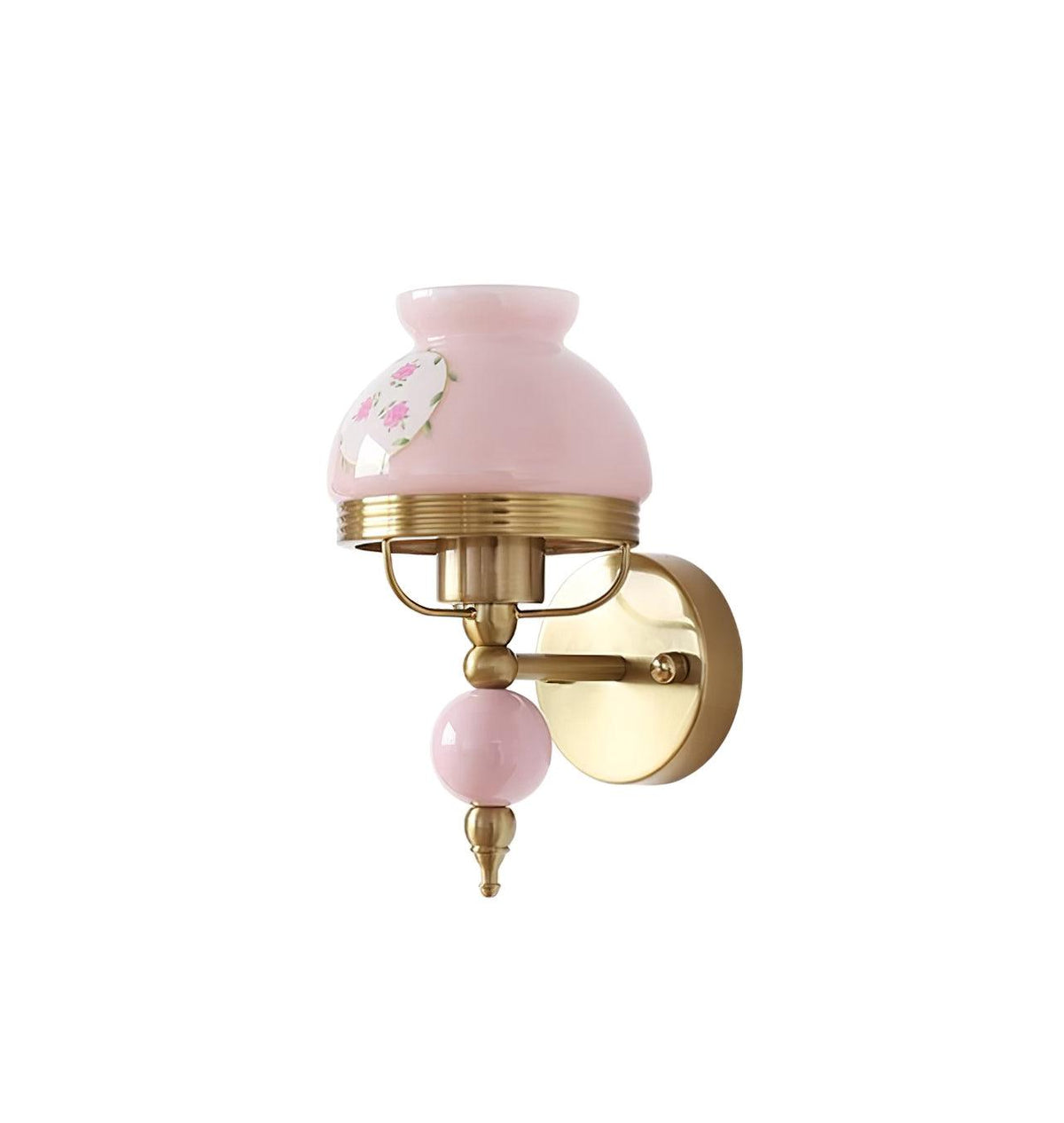 Evia Wall Lamp Glass and Light for Bedroom or Hallway Retro